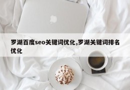 罗湖百度seo关键词优化,罗湖关键词排名优化