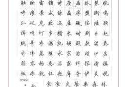 正楷书练字技巧直播,正楷字教学视频教学